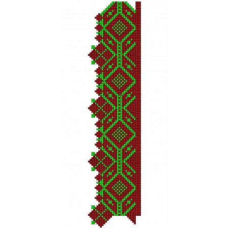 Russian Cross Stitch Lace Embroidery Design 25037