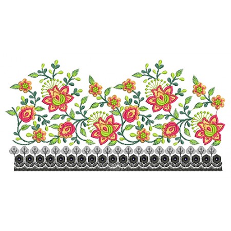 Russian Embroidery Lace Design