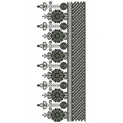 Saree Border Embroidery Design 25328