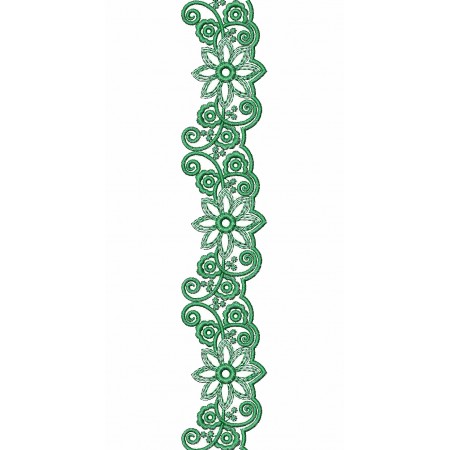 Scarf Embroidery Design 25650