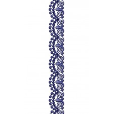 Scarf Lace Embroidery Design 25332