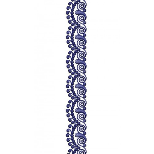 Scarf Lace Embroidery Design 25332