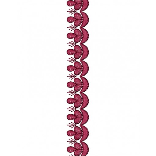 Scarf Lace Embroidery Design 25427