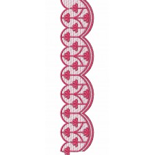 Scarf Lace Embroidery Design 26219