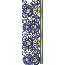 Scraft Lace Border Embroidery Design 25384