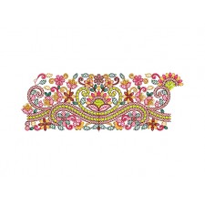 Sequins Embroidery Design For Boho Dress