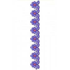 Simple Star Line Lace Embroidery Design 24749