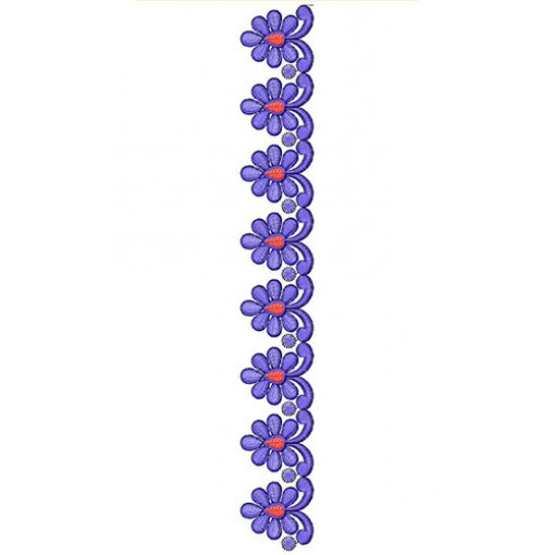 Simple Star Line Lace Embroidery Design 24749