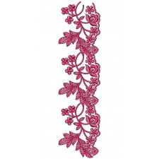 Small Leaf Cut Work Embroidery Design DST 25592