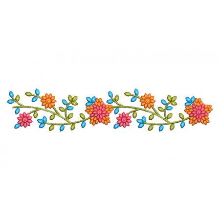 Start Flower Embroidery Lace