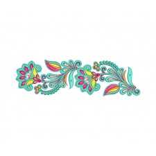 Summer Flower Embroidery Design