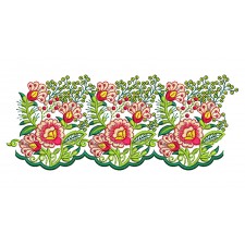 Table Runner Cutwork Embroidery Design