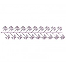 Thobe Dress Cross Stitch Embroidery Design