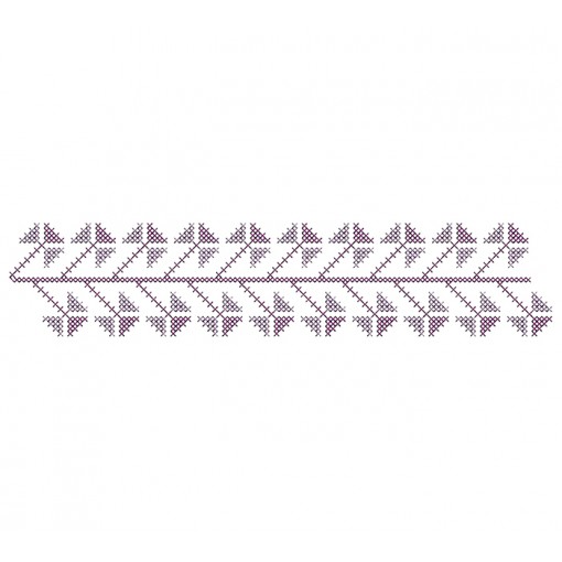 Thobe Dress Cross Stitch Embroidery Design