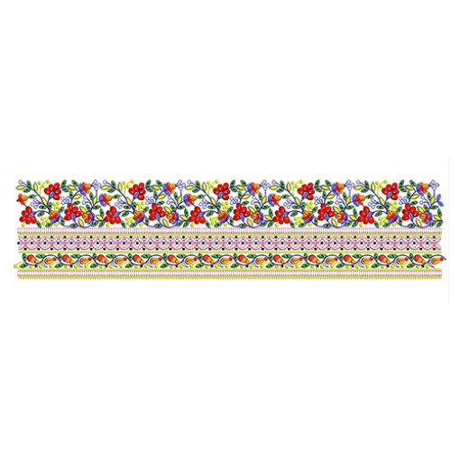 Tiny Flowers With Sequins Embroidery