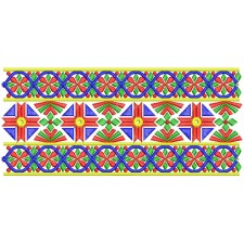 Traditional Indian Embroidery Pattern