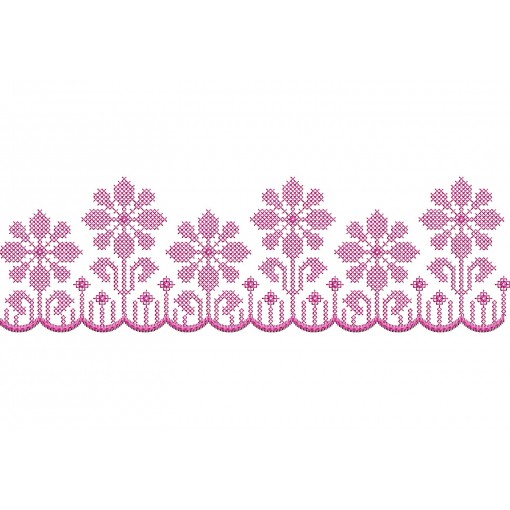 Traditional Palestinian Embroidery Pattern