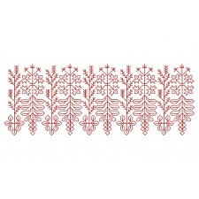 Traditional Romanian Embroidery Pattern