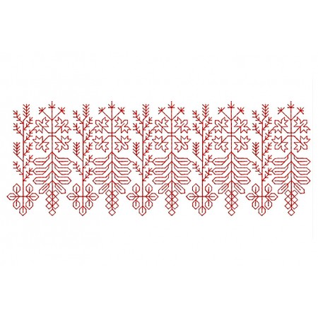 Traditional Romanian Embroidery Pattern