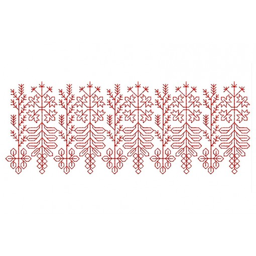 Traditional Romanian Embroidery Pattern