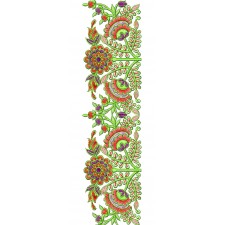 Treditioanl Saree Lace Embroidery Design 26161