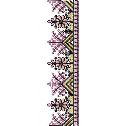 Tree Style Lace Embroidery Design 26147