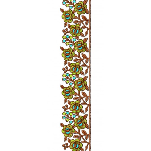Trendy Flower Lace Design 26145