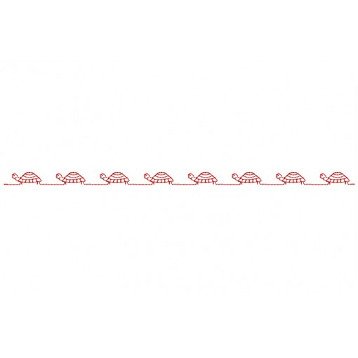 Turtle Machine Embroidery Design