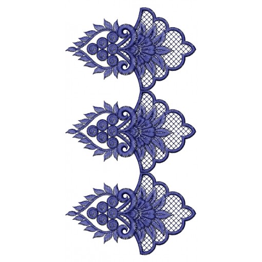 Unique Cut Work Embroidery Design 25191