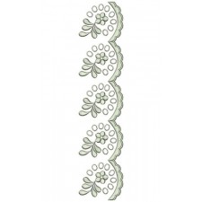 Venice lace Embroidery Design DST 25614