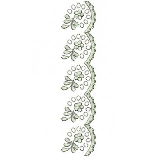 Venice lace Embroidery Design 24615