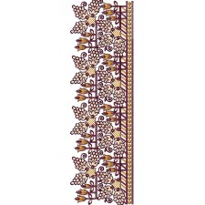 Wheat Design Lace Embroidery 26108
