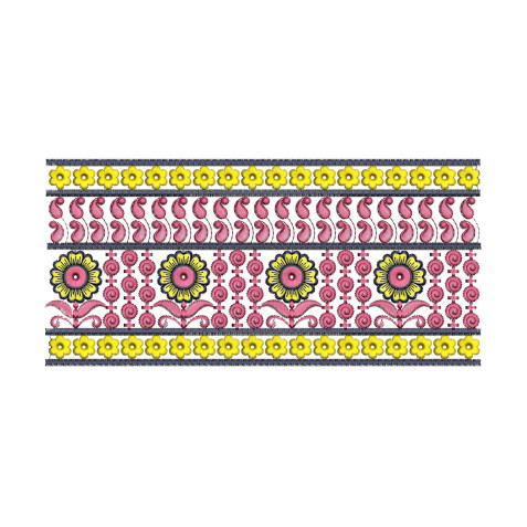 A line Dress Embroidery