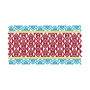 Colorful Assamese Textile Pattern Embroidery