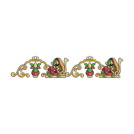 Baraat Embroidery For Bridal Blouse