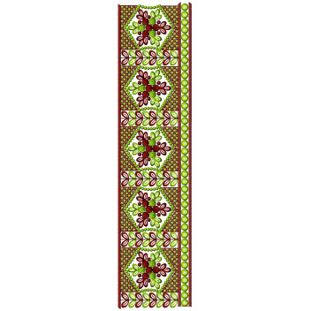 Blossom Border Embroidery Design 25044