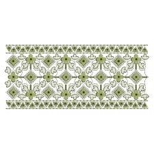 Boring Embroidery Border