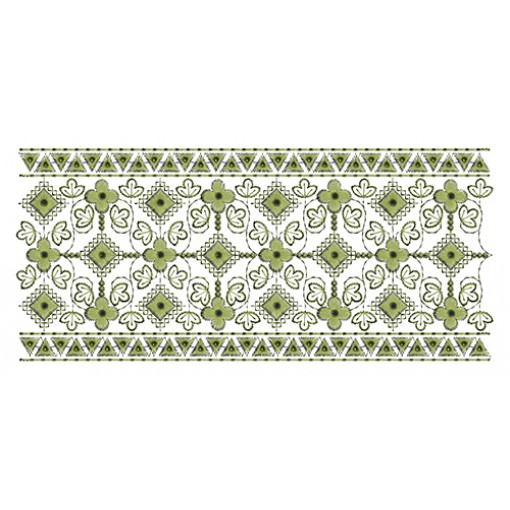 Boring Embroidery Border