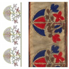 Bouquet Of Fantastic Lace Embroidery Design 22610