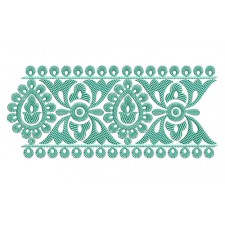 Bride Lace Brocade Embroidery Design