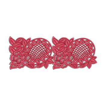 Caftan Lace Embroidery Design