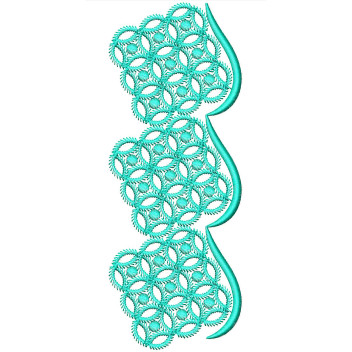 Crochet Lace Embroidery Design 25188