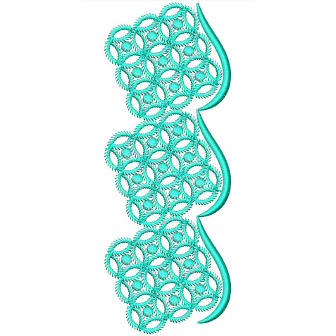 Crochet Lace Embroidery Design 25188