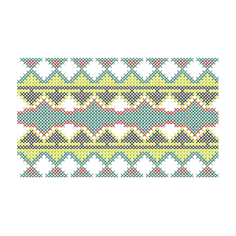 Cross Stitch Embroidery For Mosa Dress