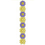 Cushioning Stitches With Start Lace Embroidery Design 24754