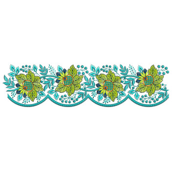 Cutwork Embroidery Design For Suits