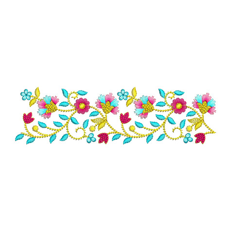 Embroidery Design For Cotton Umbrella