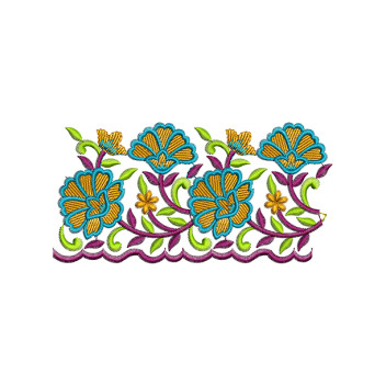 Embroidery Design For The Niqab Cloth