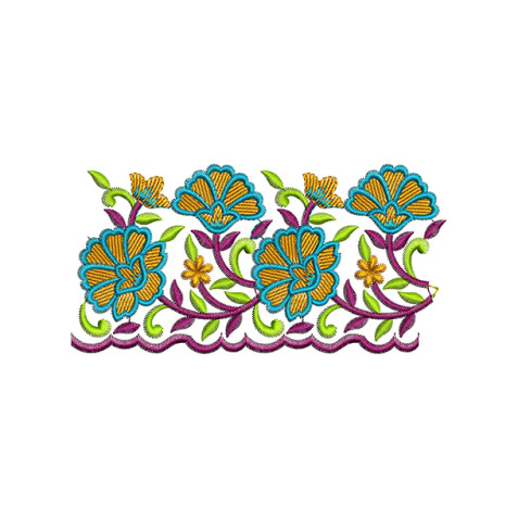 Embroidery Design For The Niqab Cloth