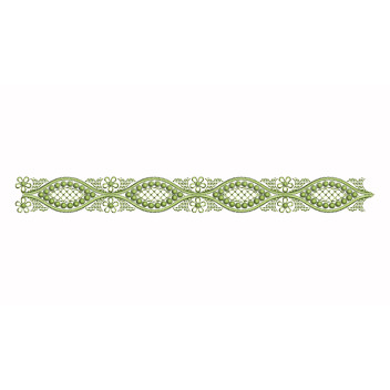 Embroidery Green Lace